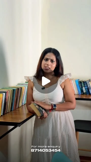 Cover of a public Instagram introduction to Golden Retreat, showing a woman standing beside a bookshelf